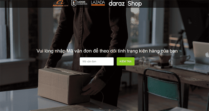 Bạn có thể kiểm tra đơn hàng Lazada tại trang web tracker.lel.asia