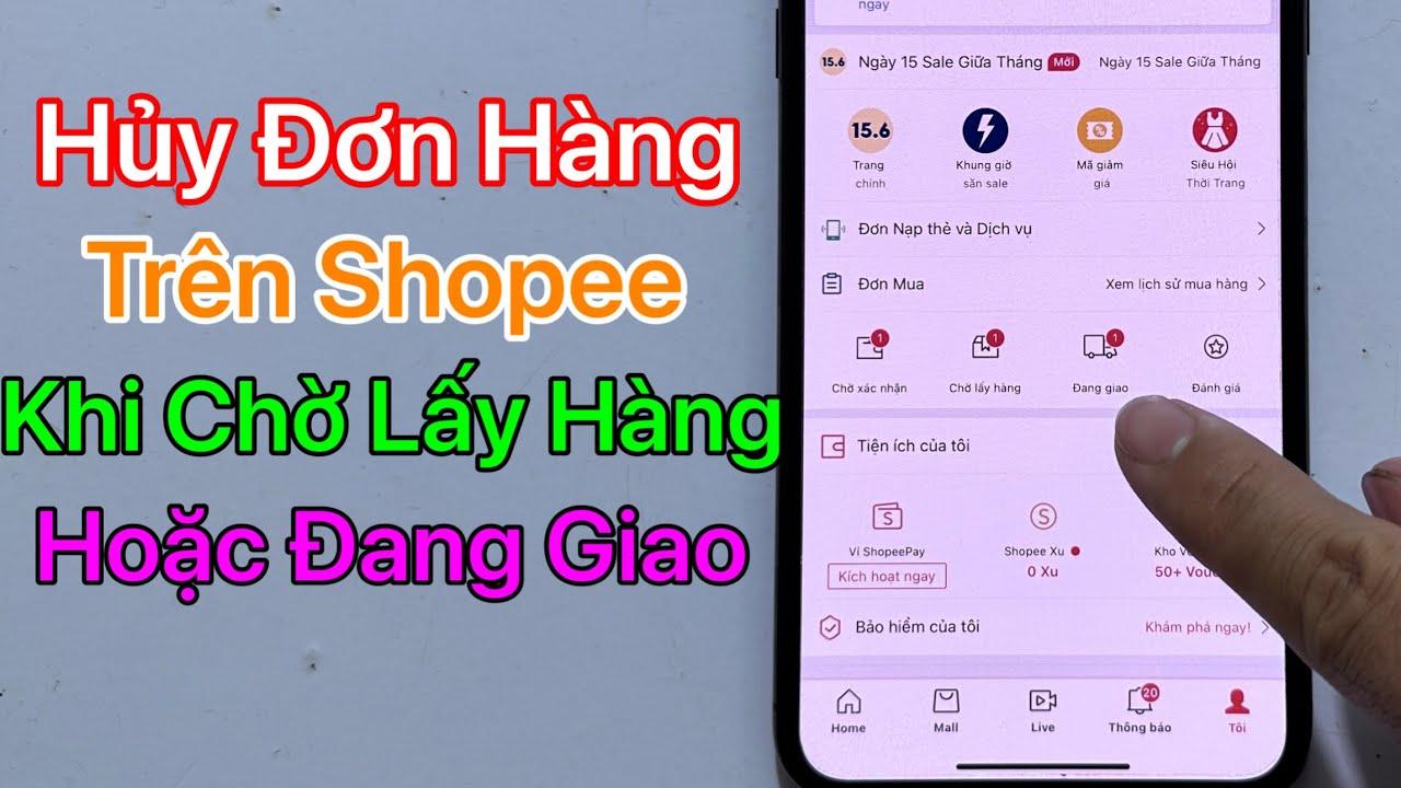 Có được hoàn mã Shopee sau khi hủy đơn hàng không?