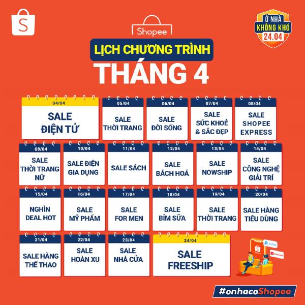 Lịch Sale Shopee tháng 11/2024 – Cập nhật liên tục