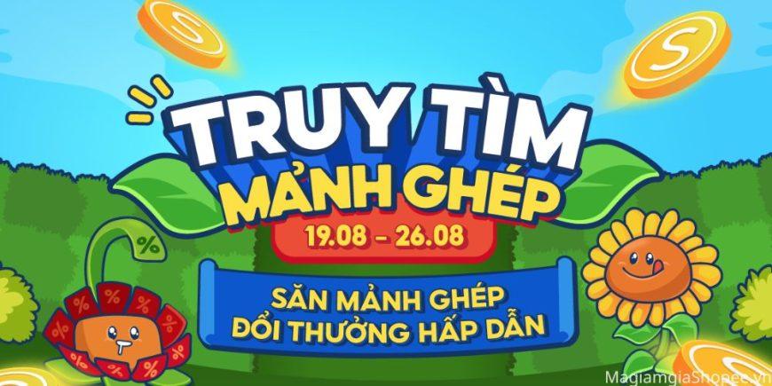 Cách chơi game Truy tìm mảnh ghép Shopee để nhận thưởng hấp dẫn