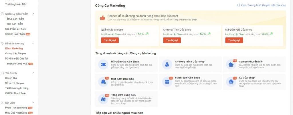 Cách ⁢sử dụng ⁤các công ⁢cụ ‍tiếp thị của Shopee để⁢ tăng doanh số