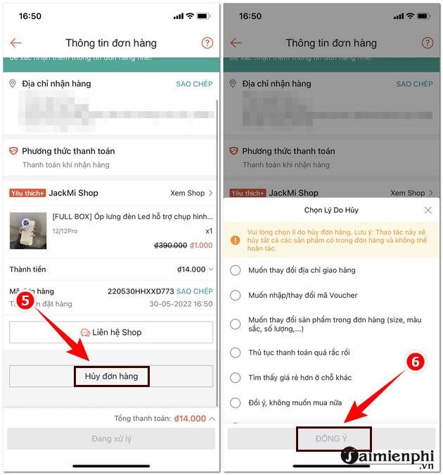 Mẹo giúp bạn tránh tình huống phải hủy đơn hàng trên Shopee