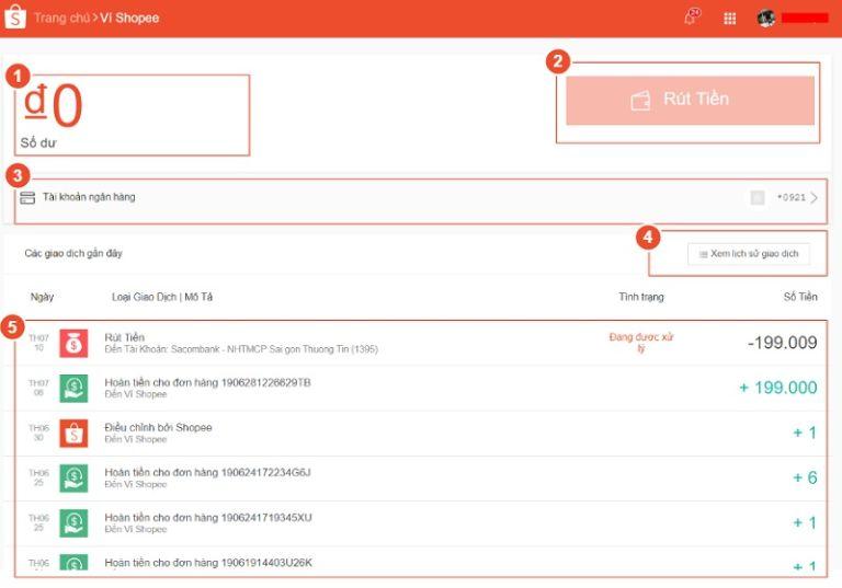 Làm thế nào để rút tiền từ tài khoản Shopee một cách dễ dàng