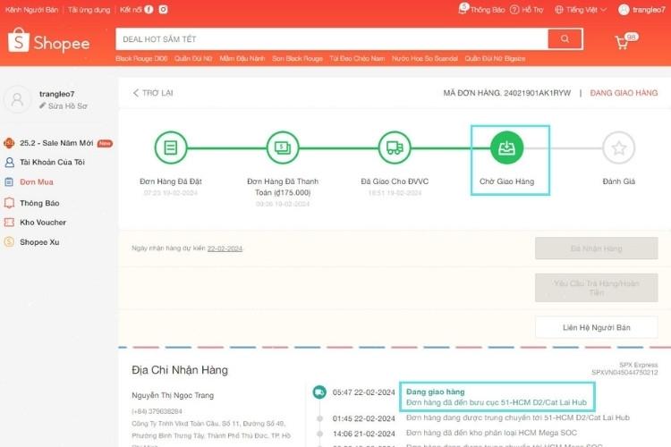 Cách theo dõi đơn hàng Shopee dễ dàng chưa từng thấy