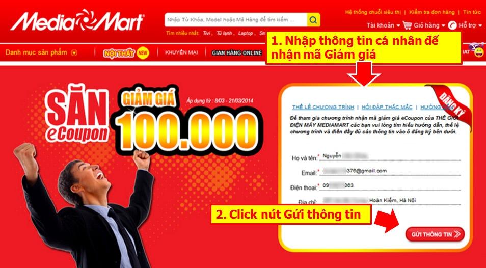 Cách kiểm tra tính hiệu lực của mã giảm giá MediaMart