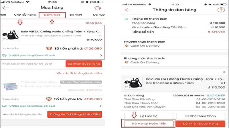 Điều kiện để miễn phí trả hàng trên Shopee