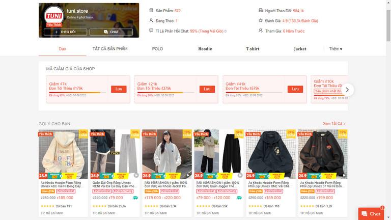 - Khuyến mãi và ưu đãi hot từ các shop bán quần áo uy tín