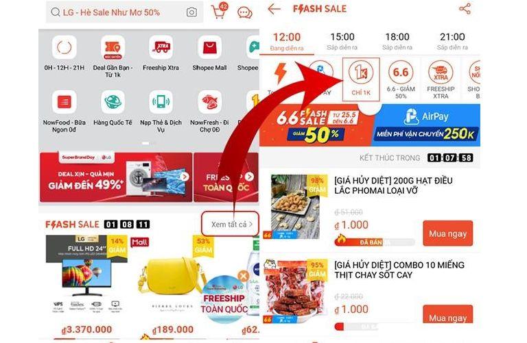 Cách tìm kiếm⁣ hàng 1k trên ⁤Shopee hiệu quả nhất
