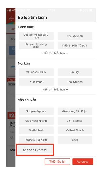 Cách sử dụng bộ ⁤lọc ​tìm kiếm⁢ trên Shopee thông minh