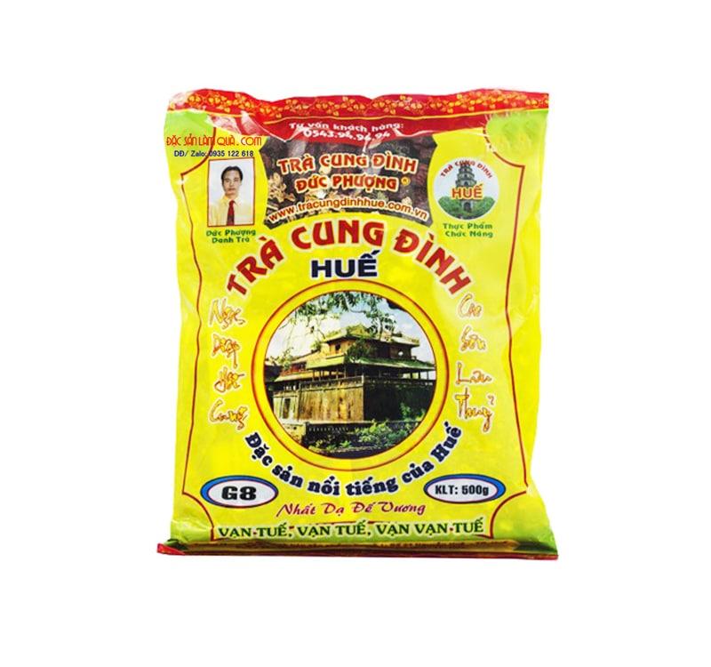 Kết thúc hành trình ẩm thực với ly trà cung đình thơm ngon